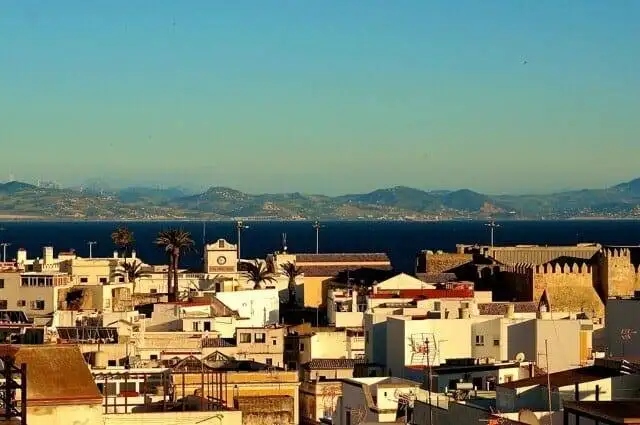 Tarifa old town narrow streets Spain