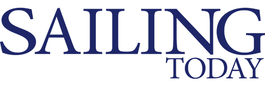 sailing today logo on a black background.
