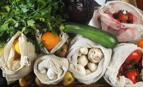 Conscious gift ideas: a variety of fruits and vegetables arranged on a table.