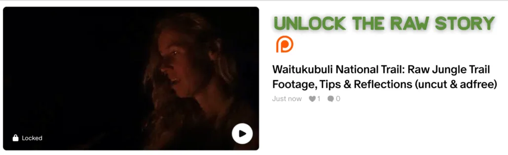 Waitukubuli National Trail exclusive raw jungle footage on Patreon.