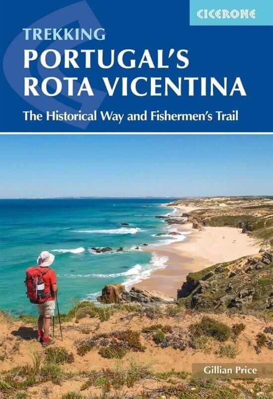 Cicerone trekking Portugal's Rota Vicentina Fisherman's Trail guidebook cover.